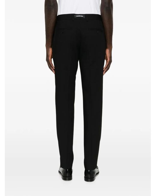 Karl Lagerfeld Black Edge Trousers for men