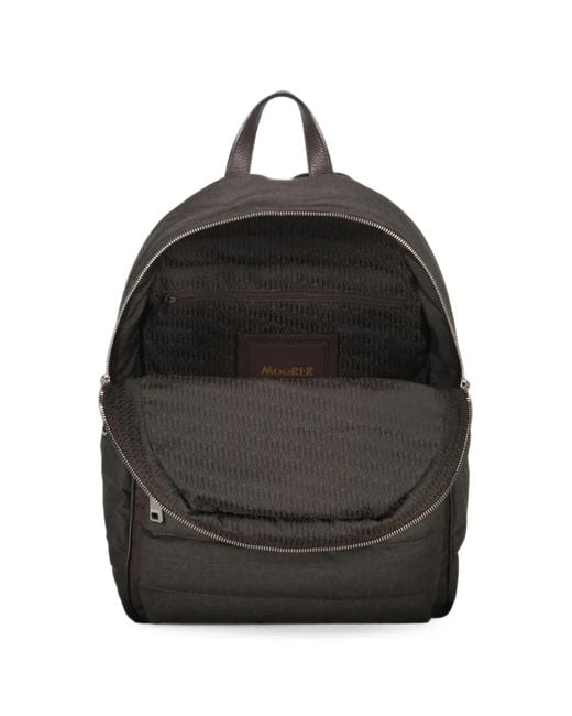 Moorer Green Gerson Quilted Front-Pocket Backpack for men