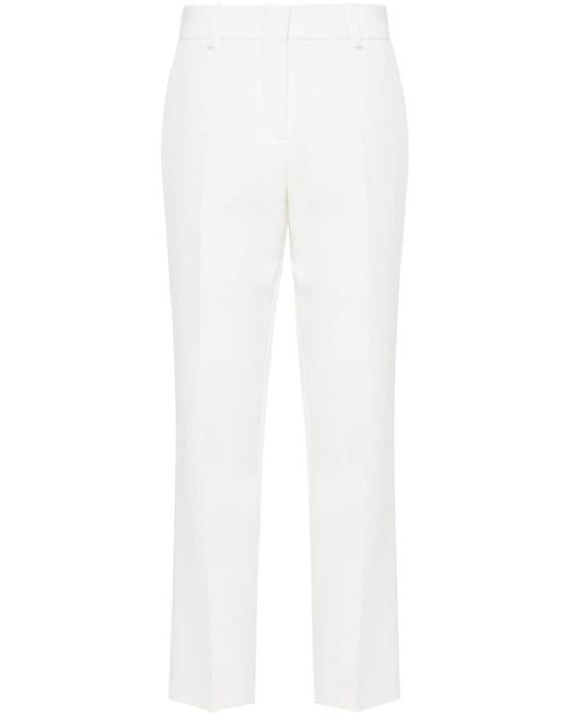 Tailored tapered trousers Ermanno Scervino de color White