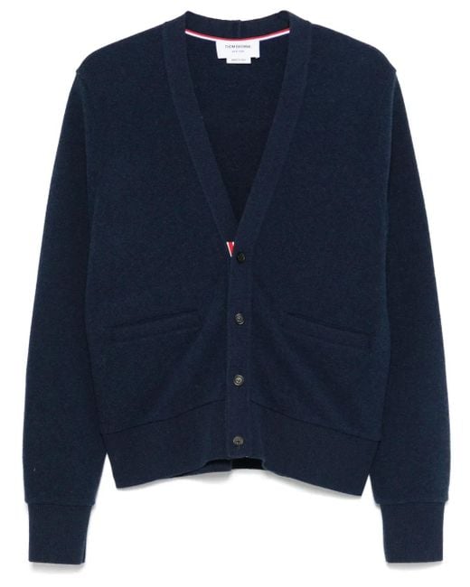 Thom Browne Vest Met V-Hals in het Blue voor heren
