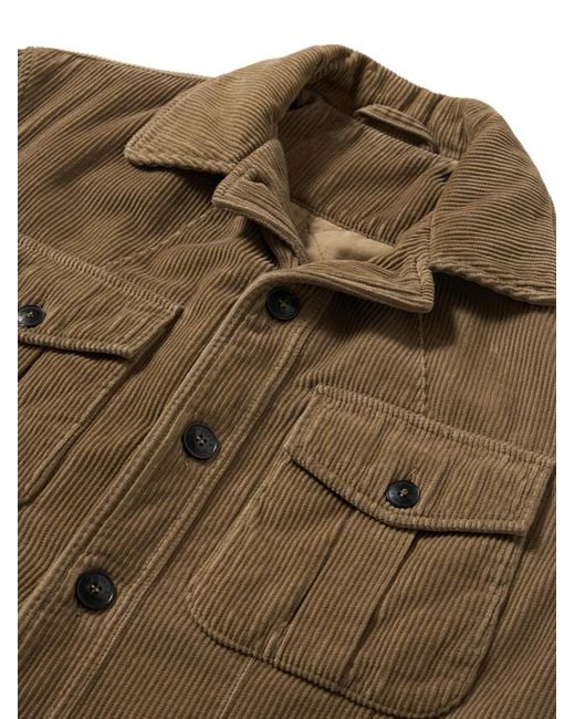 Fortela Brown Corduroy Jacket for men