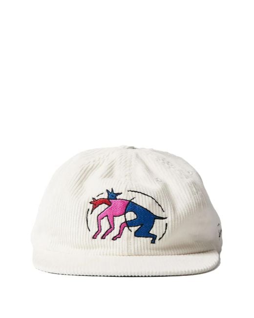 メンズ by Parra The Zoomies Corduroy Cap White