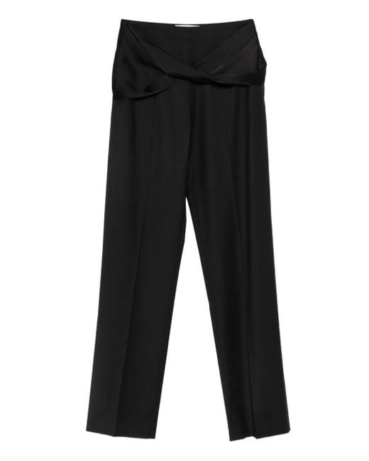 TOVE Black Annabel Twisted Trousers