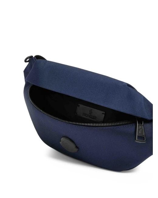 Moncler Kleine Durance Gürteltasche mit Logo-Schild in Blue für Herren