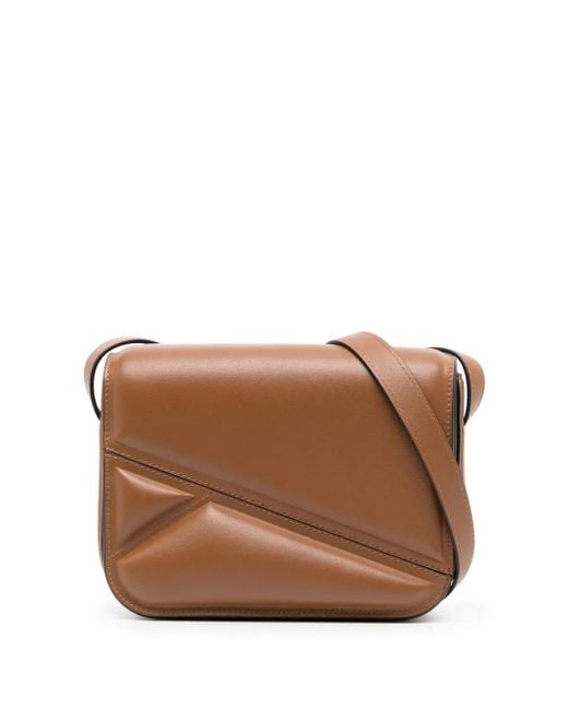 Wandler Brown Oscar Trunk Crossbody Bag