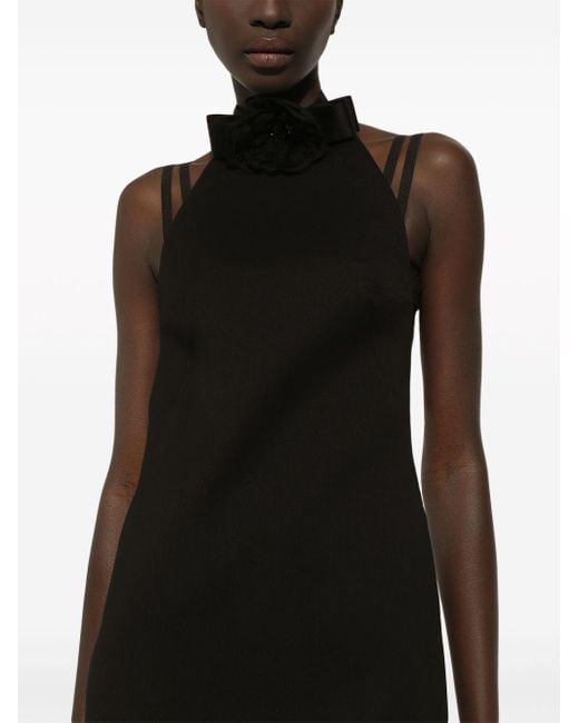Dolce & Gabbana Mouwloze Mini-jurk in het Black