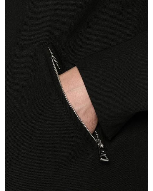 Won Hundred Black Zip-Up Shirt Jacket for men