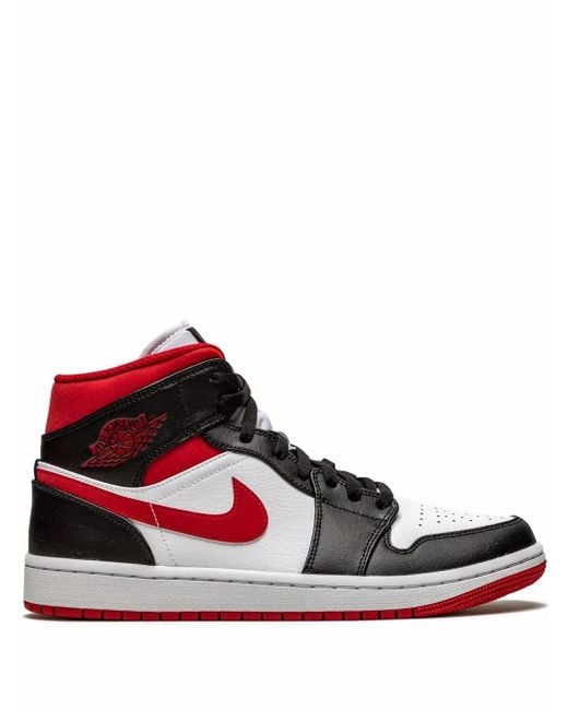 Nike Red Air 1 Mid "Metallic" Sneakers for men