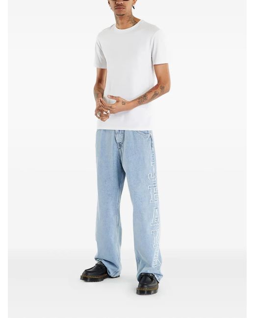 Tommy Hilfiger Blue Aiden Embroidered Jeans for men