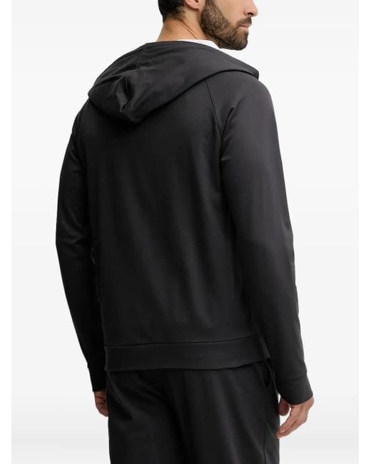 Boss Black Zip-up Hoodie for men