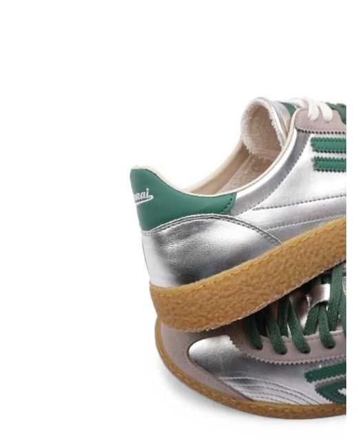 PURAAI Xs Metallic-Effect Sneakers