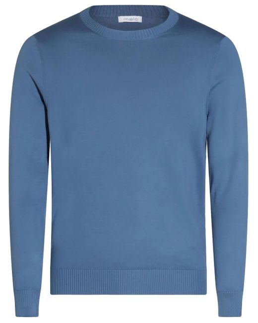 Malo Trui Met Ronde Hals in het Blue voor heren