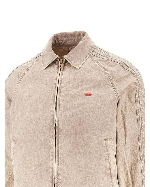 DIESEL Natural Zip Jacket for men