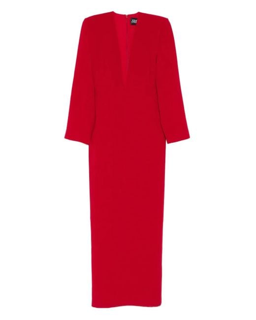 Solace London Red Maxi Dress