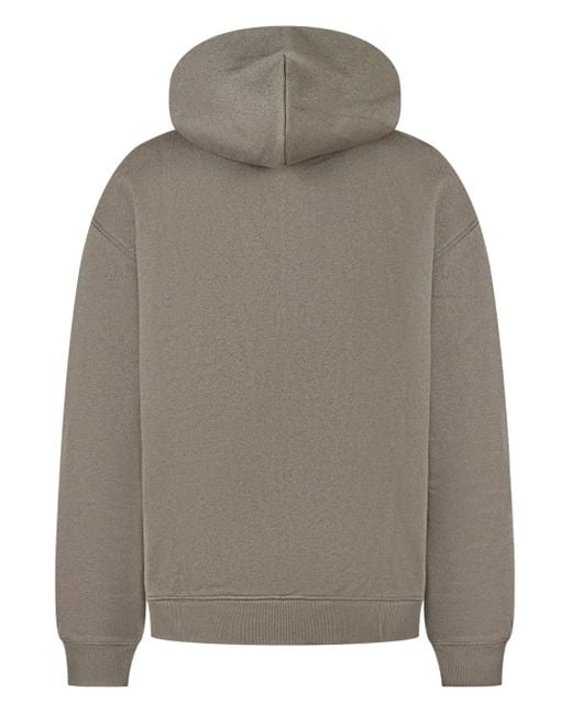 Dickies Gray Logo-Patch Hoodie for men