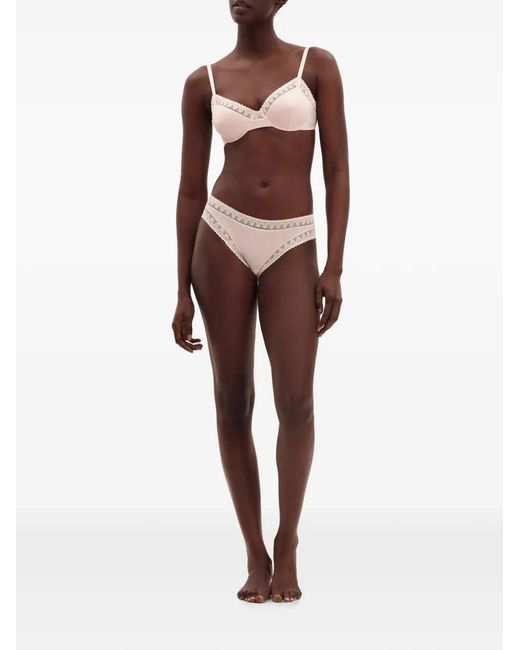 Eres Natural Softness Lace-Trim Bra