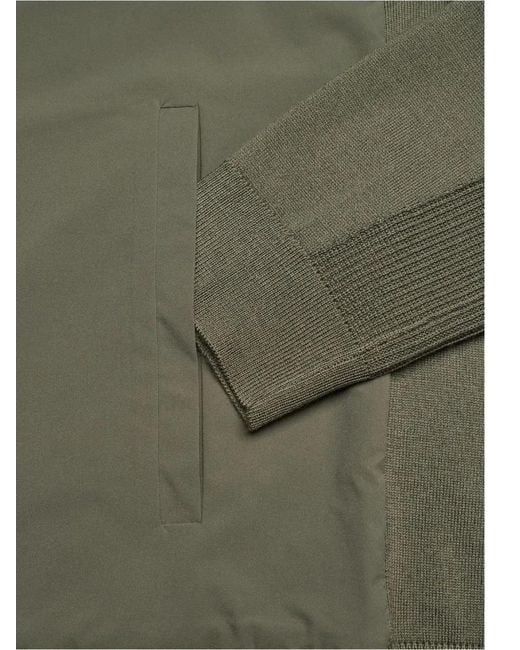 Boss Green Ribbed Zip Jacket for men