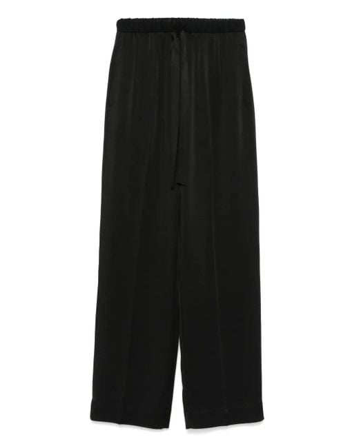 Forte Forte Black Satin Trousers