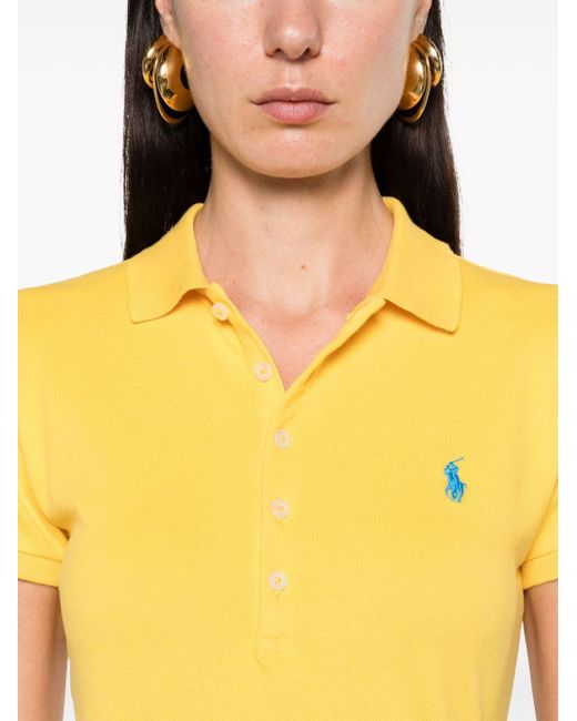 Polo à logo Polo Ralph Lauren en coloris Yellow