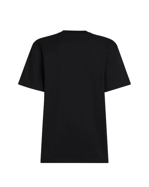 Karl Lagerfeld Black Rhinestone Autograph T-Shirt