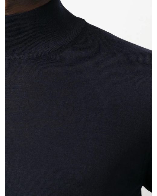 Pull En Maille À Col Roulé Corneliani pour homme en coloris Blue