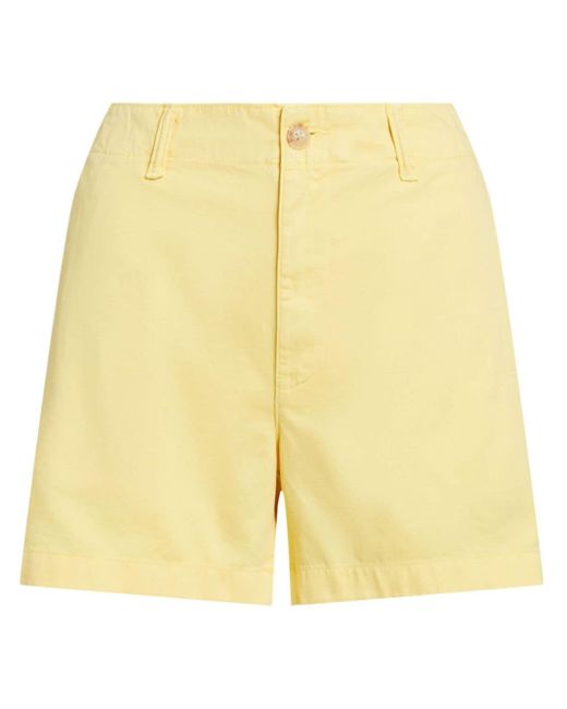 Chino corti di Polo Ralph Lauren in Yellow