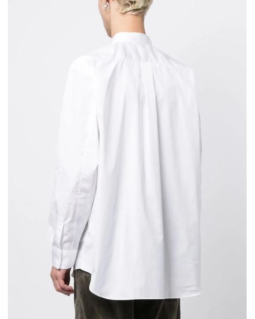 Comme des Garçons White X Lacoste Logo for men