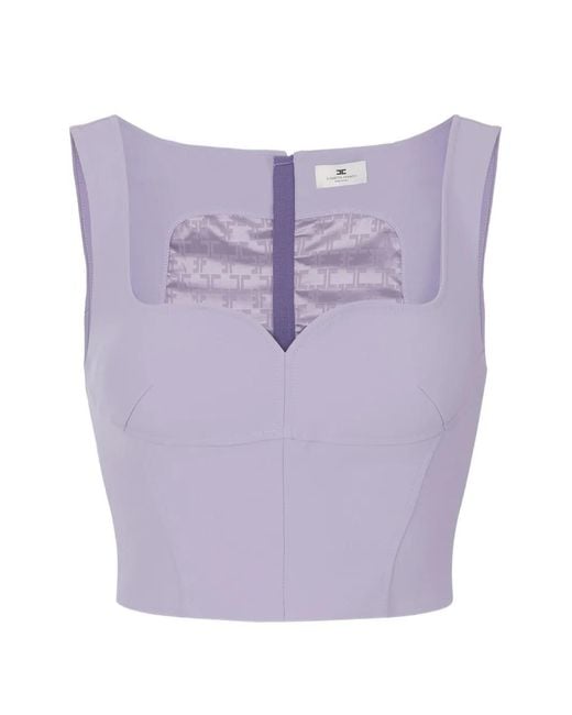 Elisabetta Franchi Purple Top