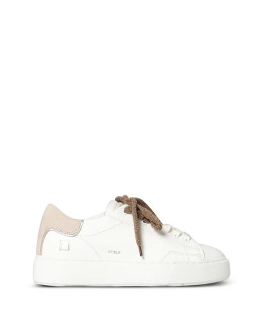 Date White Baskets Sfera En Cuir