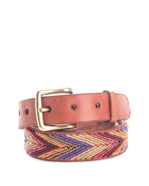 Aspiga Pink Gürtel Mit Perlen