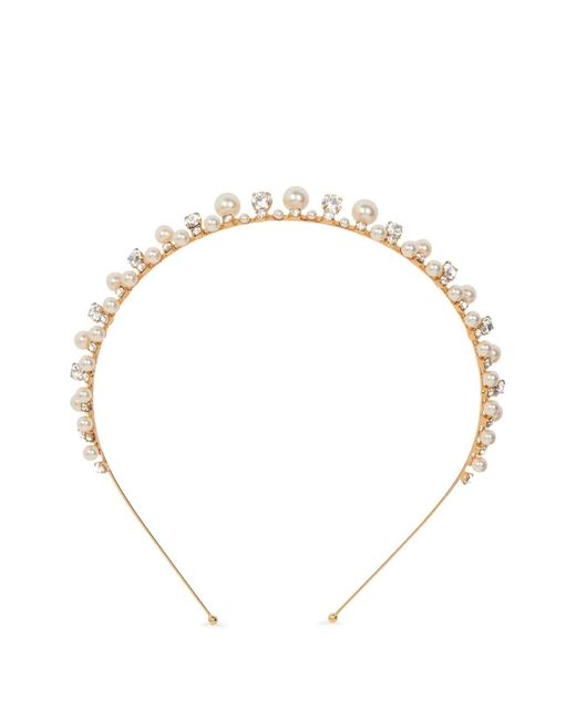 Jennifer Behr Metallic Corisande Embellished Tiara