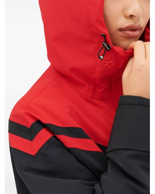 Perfect Moment Red Hooded Calea Ski Jacket