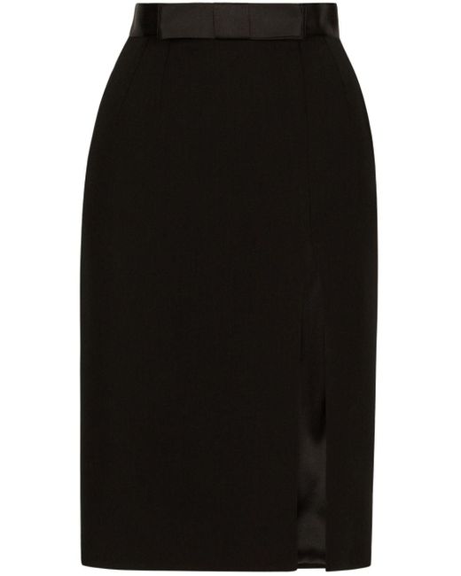 Dolce & Gabbana リボンディテール スカート Black