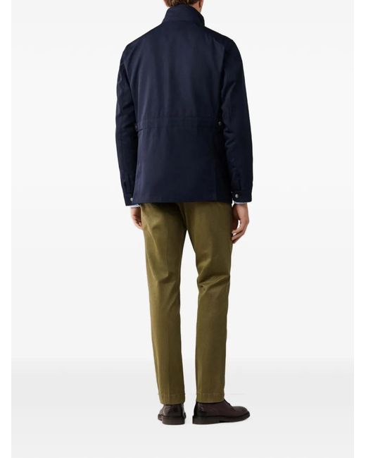 Hackett Blue Velospeed Four-Pocket Jacket for men