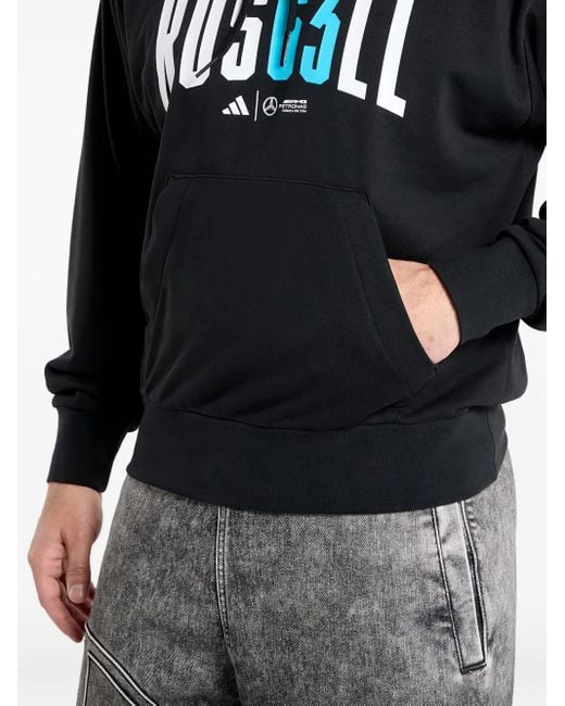 Adidas Blue X Mercedes-Amg Petronas F1 George Russel Hoodie for men