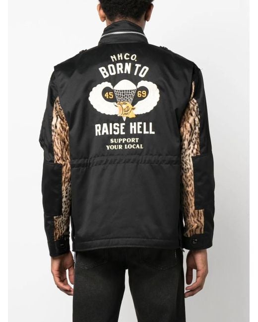 Neighborhood Black M-65 Padded Jacket for men
