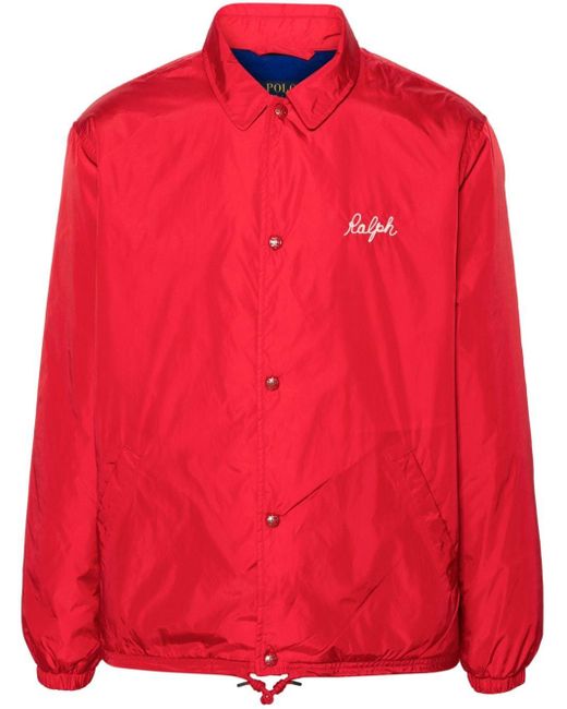 Polo Ralph Lauren Red Classic-collar Bomber Jacket for men