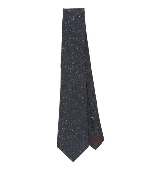メンズ Canali シルクネクタイ Blue