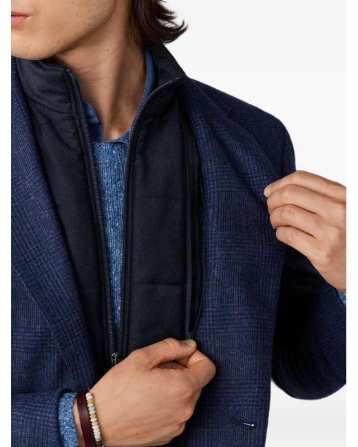 Hackett Blue Single-Breasted Blazer for men