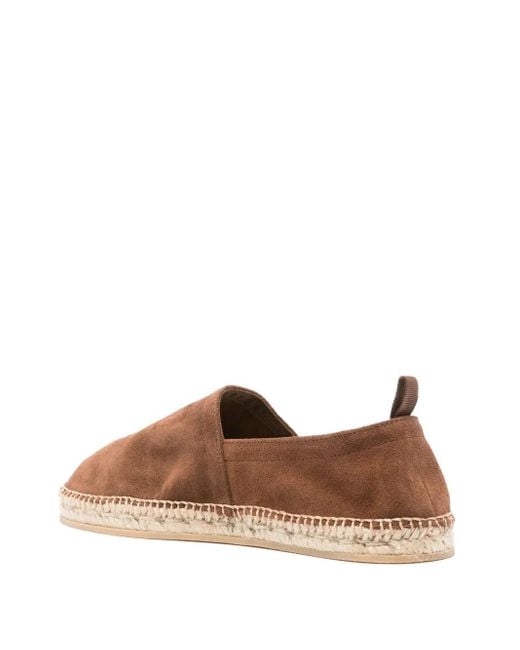 Scarosso Brown Pablo Suede Espadrilles for men