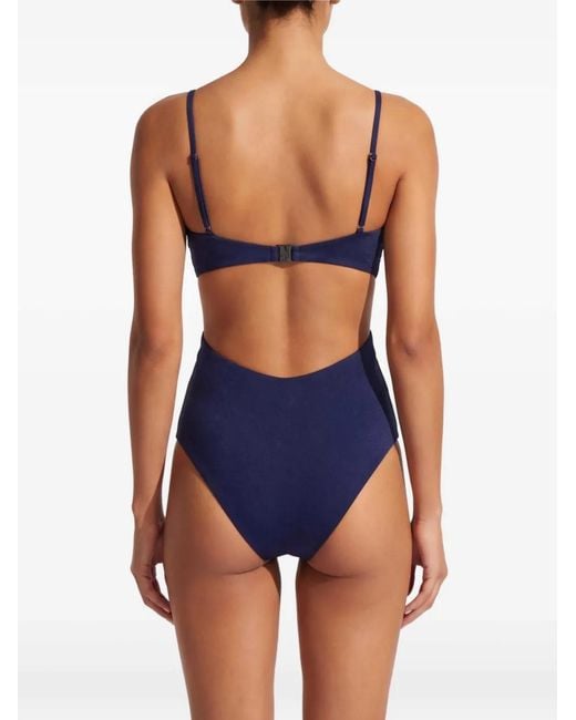 Johanna Ortiz Blue Maillot De Bain Sunny Days