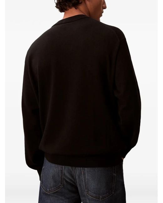 Calvin Klein Black Logo Sweater for men