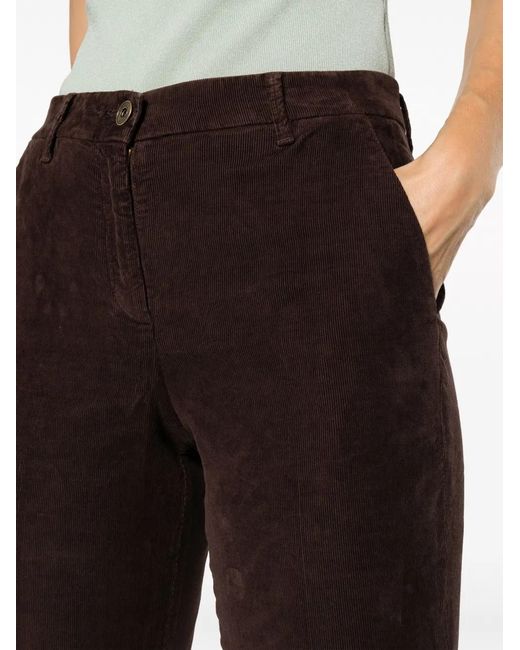Jacob Cohen Black Corduroy Tapered-Leg Trousers