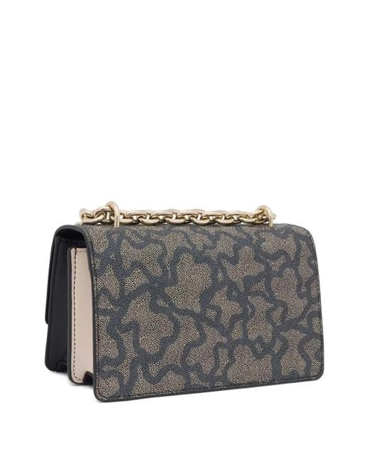 Tous White Bear-Print Chain-Strap Shoulder Bag