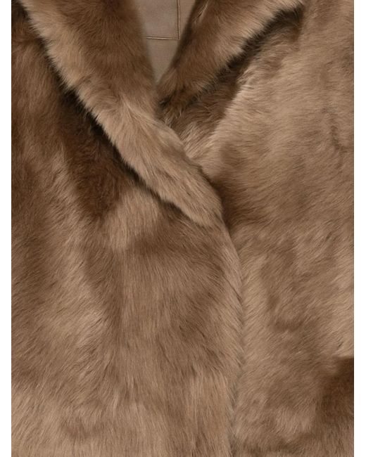 Blancha Brown Shearling Jacket