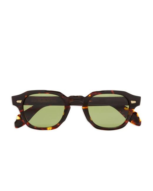 Cutler & Gross Green Tortoiseshell-Effect Sunglasses for men