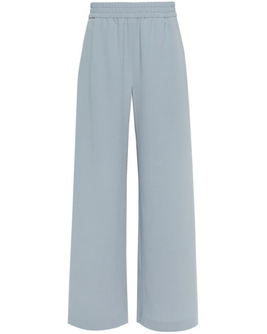Pantalon Palmira à coupe ample Mark Kenly Domino Tan en coloris Blue