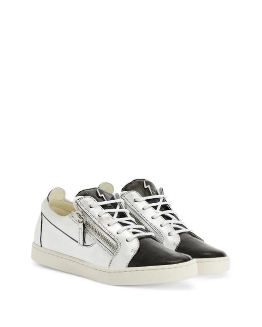 Giuseppe Zanotti Nicki Metallic-Effect Sneakers
