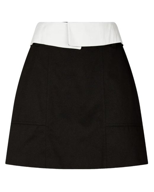 Studio Tomboy X Mini-Rok Met Contrasterende Afwerking in het Black