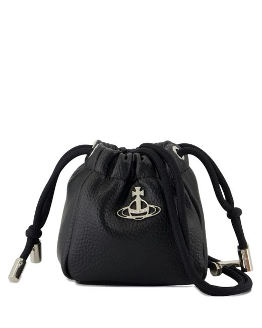 Vivienne Westwood Nano Hilary Orb-Embellished Drawstring Bucket